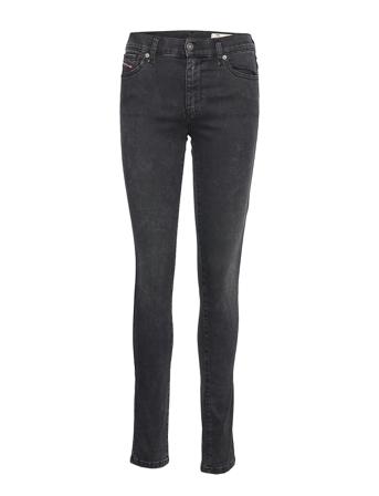 D-Roisin Trousers Skinny Jeans Grå Diesel Women
