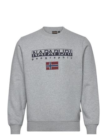 B-Ayas C 1 Sweat-shirt Genser Grå Napapijri*Betinget Tilbud