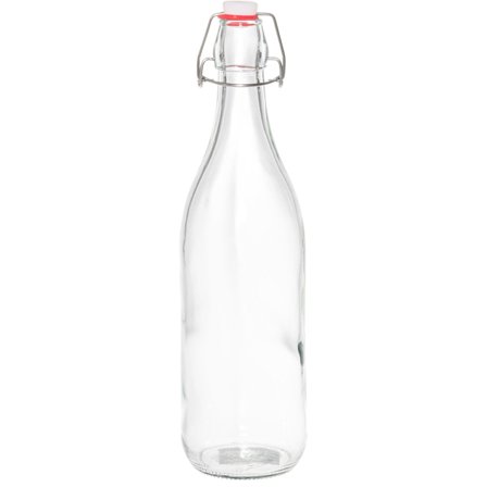 Marjukka Glasflaska med patentlock 1 liter | Dukning & Servering > Flaskor > Flaska | Bagaren och Kocken