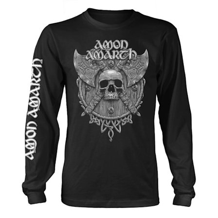Amon Amarth Unisex Vuxen Dödskalle Långärmad T-shirt S Svart
