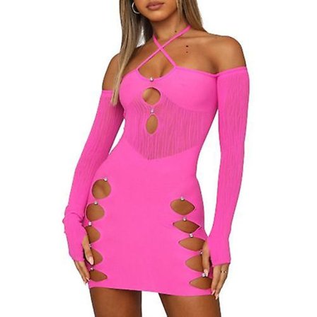 Fest Tæt Kjole Mode Sexet Kjole