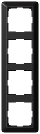 Elko EKO40016 RS Kombiram svart 4-fack, Strömbrytare & vägguttag