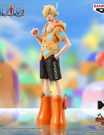Banpresto Banpresto One Piece Dxf The Grandlin Egghead Sanji - Orange - ONE SIZE