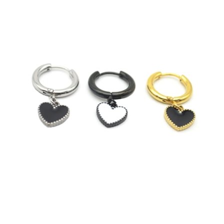 Hoop-korvakorut sydänlävistykseen