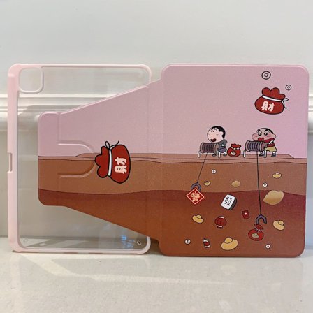 Fodral for iPad 10 10.9" Special Lucky Bag Liten Roterende Søt Dyremaling