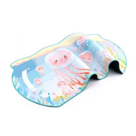 Jellyfish-aiheinen suuri hiirimatto, 78,5 × 40 cm