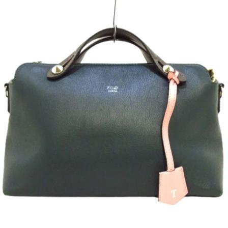 Fendi Vintage Pre-owned HandTass , Groen , Dames , Maat: ONE Size Vintage Tassen