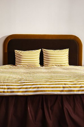 Jotex - Sengesæt Dobbeltseng Økologisk Olivenolie/hvid - KAYO - Køb Dobbeltseng hos Jotex