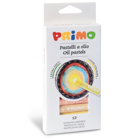 Primo Oil pastels 12-setti