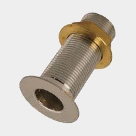 Bordsförskruvning, krom, försänkt, ¾" 60 mm