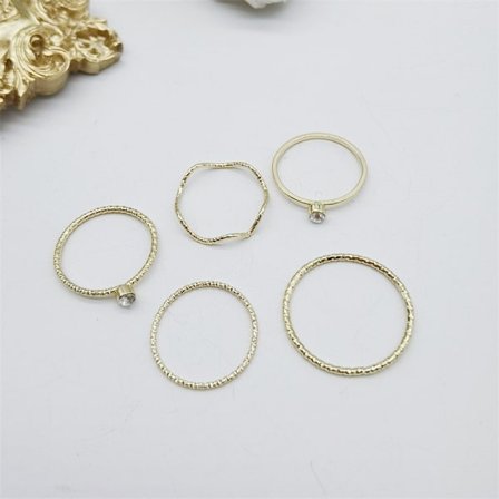 Moderne kvinders åbne ring led ring pinky ring sæt Amazon