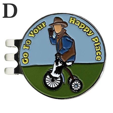 Golfbollsmarkör Golfhattklämma D D