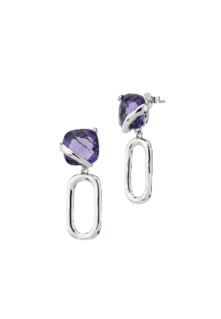 Bottega Boccadamo Zoe Örhängen Dam Lila ONESIZE