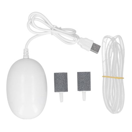 USB-drevet fiskeoksygenluftpumpe, bærbar luftpumpe til bil, utendørs, miniluftpumpe for akvarium