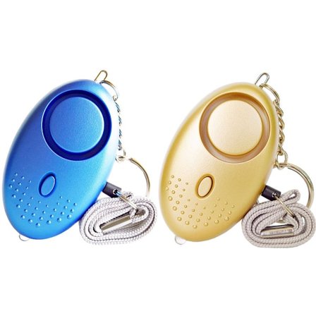 Todelt personlig alarm - Personlig alarmknapp (blå + gull)