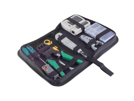 OEM TP-Werkzeugset, Netzwerk, 10-teilig, mit Tasche