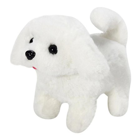 Elektrisk Plyschleksak Hund Gående Simulering Hund Skällande Elektronisk Husdjurshund