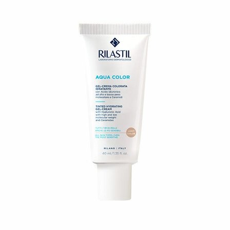 Rilastil Aqua Color Gel Crema Colorata Idratante Tonalità Light