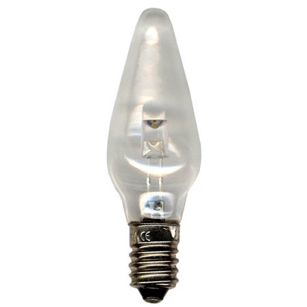 Star Trading - Reservlampe julebelysning LED Lampa E10 10-55V, klar 3p Transparent
