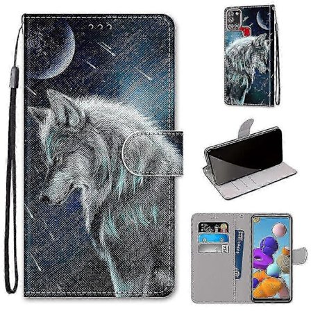 New Case Compatible with Samsung Galaxy A21s Silent Wolf Mobile Case