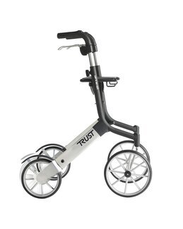 Rollaattori Let's Go Out Musta/hopea-Trust Care