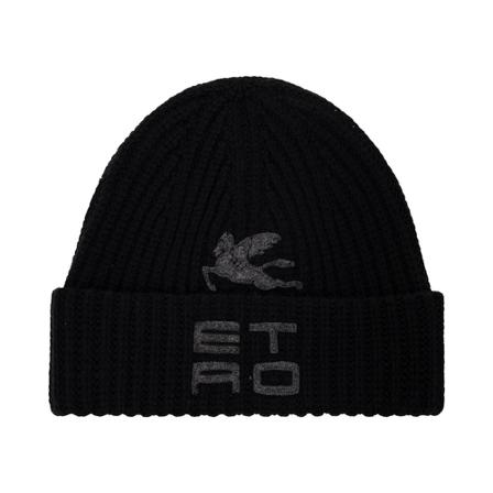 Etro Beanie , Zwart , Heren , Maat: ONE Size Hoeden