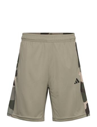 Adidas Train Essentials Camo Training Short Green Adidas Performance