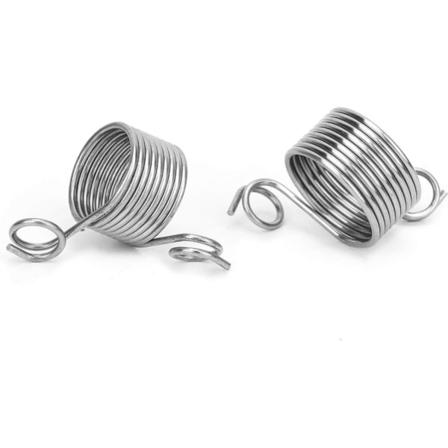 CDQ 2 deler 2 størrelser rustfritt stål viklet strikkefingerbøl finger ring for strikking Tilbehør Verktøy