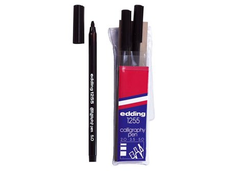 edding Kalligrafiset 3 olika bredder - Lyreco - Kontorsmaterial - Pennor - Kalligrafipennor