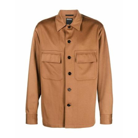 Z Zegna Casual Shirts Brun, Herre Skjorter