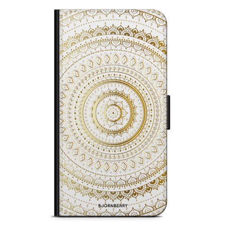 Bjornberry Fodral Samsung Galaxy J5 (2015)- Guld Mandala