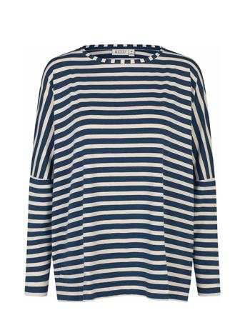 Mabarr Tops T-shirts & Tops Long-sleeved Blue Masai