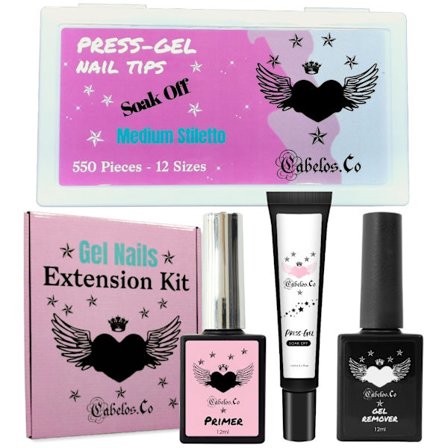 Press-on Gelenaglar Tippar Kit