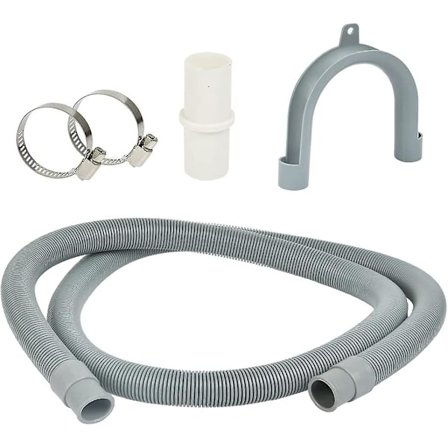 Avloppsslangsförlängning för tvättmaskinsslang, 1,5m Universal Avloppsslangsförlängningsslang, Rak Koppling, Tvättmaskinsförlängningssats, 