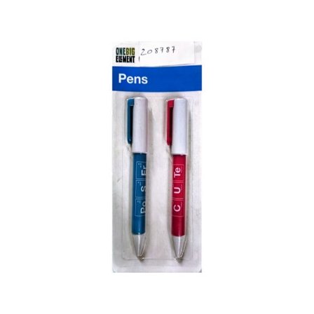 Onebig Element Periodiska Systemet Kulspetspenna (2-pack) En Storlek
