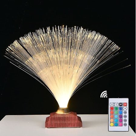 Led Fiber Optic Light Room Decoration Starlight Atmosphere Light Colorful Touch Charging Fantasy Starry Night Light Table Lamp