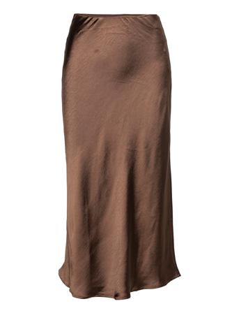 Vidinna Hw Skirt /2 Knälång Kjol Brun Vila