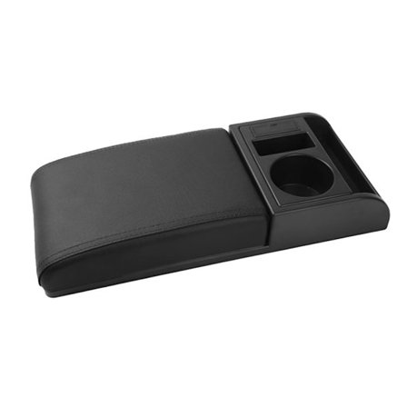 Auto Armlæn Pude Centerboks Cover Forhøjelse Albuebeslag med Kopholder