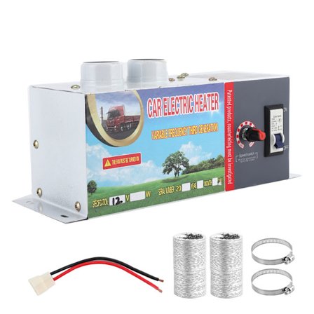 12V 600W til 800W Bil Lastbil Rudeafrimer Varmeblæser 2 Huller