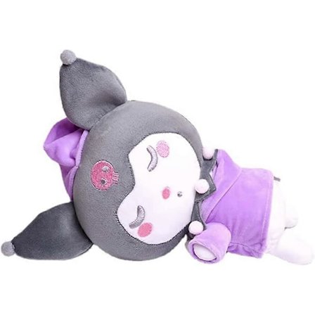 Anime Tecknad Leksak Docka Sovdocka Söt Docka Sällskap (Svart)