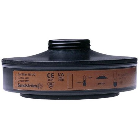 SUNDSTRÖM Gasfilter SR518 A2 - Lyreco - Skyddsutrustning - Andningsskydd - Tillbehör