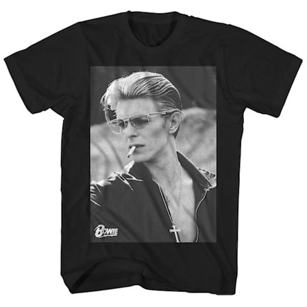 David Bowie T-tröja Rökning porträtt David Bowie T-tröja