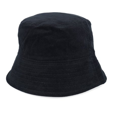 Beechfield - Sort bucket Hat - Black Earthaware Organic Corduroy Bucket @ Hatstore