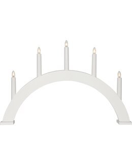 Star Trading Adventtikynttelikkö Albo Valkoinen