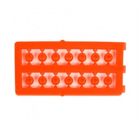 Attractor beads 4mm - Fl. Red