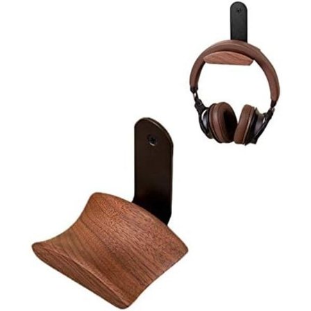 Kuuloketeline, kuuloketeline, sein n kiinnitett v kuulokepidike audio-, studio- ja PC-pelikuulokkeille (p hkin puu)