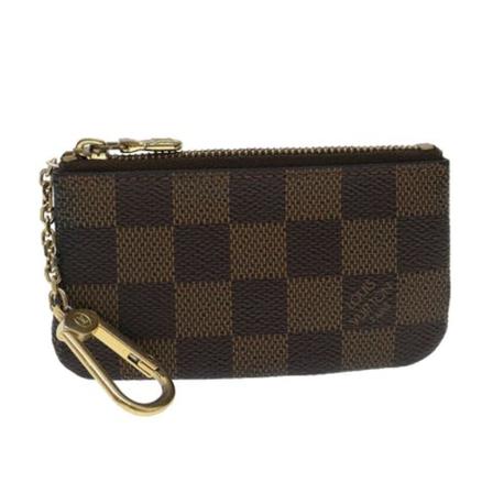 Louis Vuitton Vintage, Pre-owned Wallet Bruin, Dames, Maat:ONE Size,Canvas