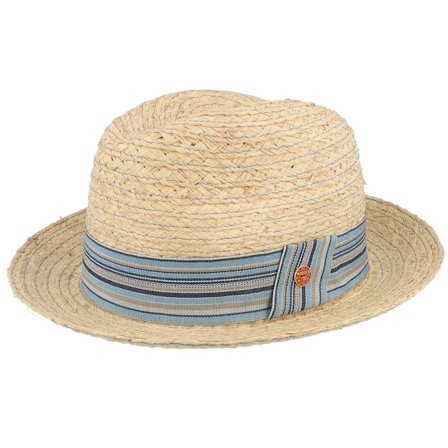 Mayser - Beige straw Hat - Sam Raffia-borte Nature Straw Hat @ Hatstore