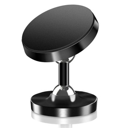 Universal drejelig magnetisk biltelefonholder - Sort