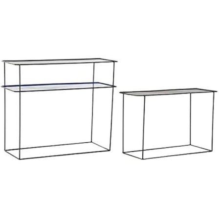 Konsoli - DKD HOME DECOR - Sininen/musta - Metalli - 70x27x45 cm - Nykyaikainen muotoilu